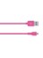 Micro Usb Kablosu-Pembe 1