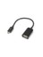 Micro Usb Erkek - Usb 2.0 Otg Dişi Kablo Siyah 98337 1