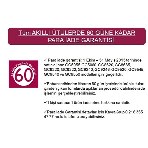 Resim Philips Xpress GC5060/02 2800 W Tabanlı %25 Enerji Tasarruflu Otomatik Kapanma Dikey ve Ütüleme Özellikli Buharlı Ütü 