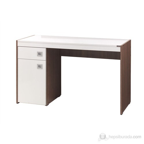 Adore Trend Çekmeceli Çalışma Masası NoceLake Beyaz Fiyatı