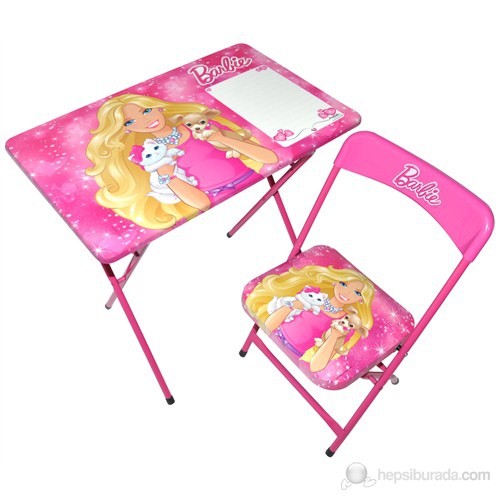 Barbie Yazı Tahtalı Masa Sandalye Seti Fiyatı Taksit Seçenekleri