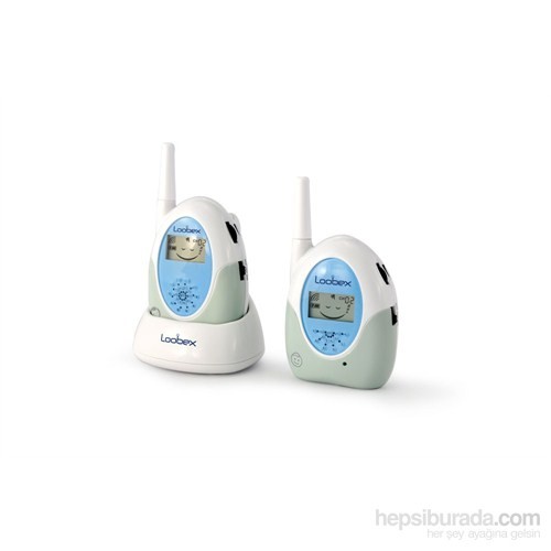 Loobex LCD Ekranlı Bebek Dinleme Telsizi (Mavi) (800 mt