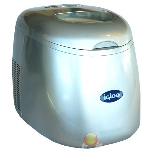 Igloo ICEB33SL Large-Capacity Automatic Portable Electric Countertop Ice  Maker Machine, 33 Pounds in 24 Hours, 9 Ice Cubes Ready in 7 minutes, With