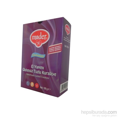 Mader Glutensiz Tuzlu Kurabiye 100 gr Fiyatı Taksit Seçenekleri