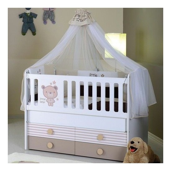 Aymini Ayıcık Mini Suntalam Bebek Odası 70X130 Beşik Fiyatı