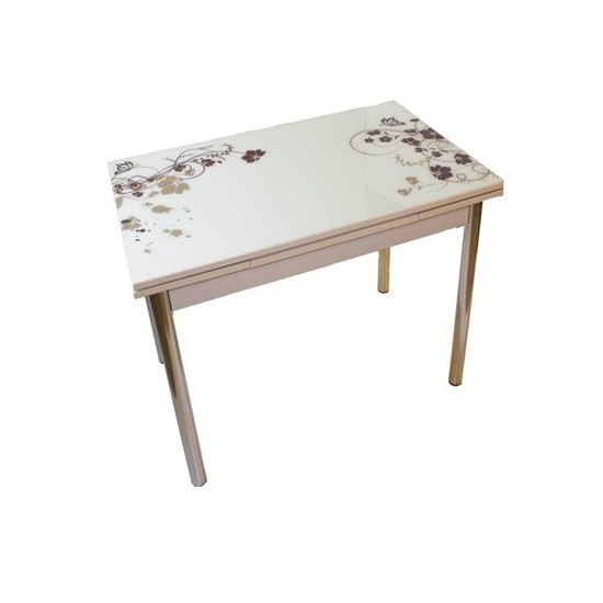 Mavi Mobilya Masa Yandan Açılır Kahve Çiçek Desen Fiyatı