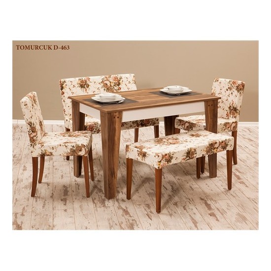 Sanal Mobilya Eftalya Masa Sandalye Takımı Tomurcuk D463 Fiyatı