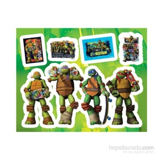 Artikel Fosforlu Duvar Sticker Ninja Turtles FS192 Fiyatı