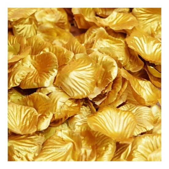 Pandoli Altın Sarısı Renkli 50 Li Gül Yaprakları Konfeti