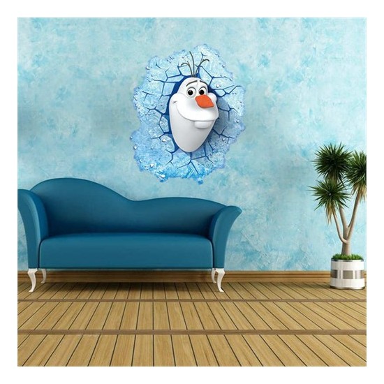 Angemiel 3D Olaf Karlar Ülkesi Duvar Stickerı Fiyatı