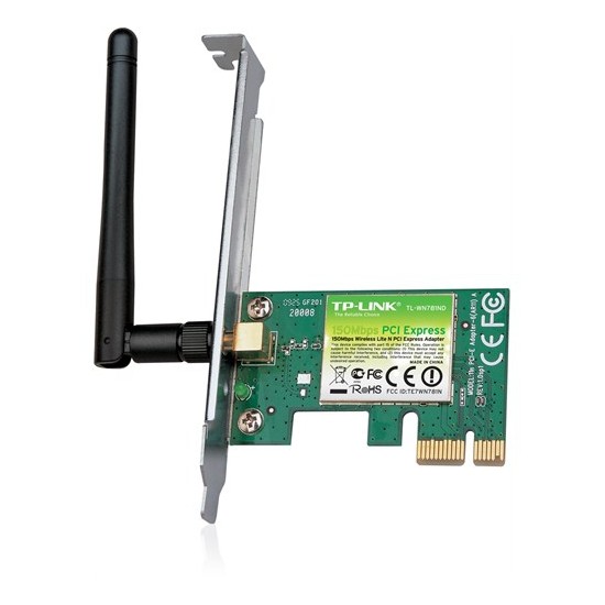 TP-Link TL-WN781ND, 150 Mbps N Kablosuz 2dBi Değiştirilebilir Antenli PCI Express Adaptör