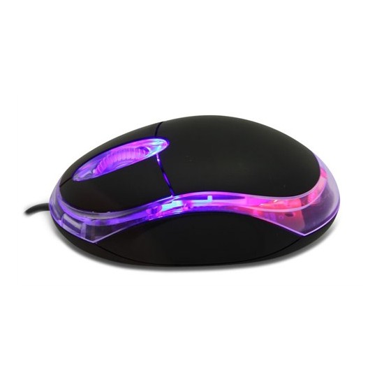 Everest KM-6809 Usb Siyah Mavi Işıklı Optik Mouse