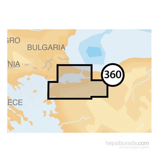 Navionics Gold Harita Kartuşu. 360 Marmara