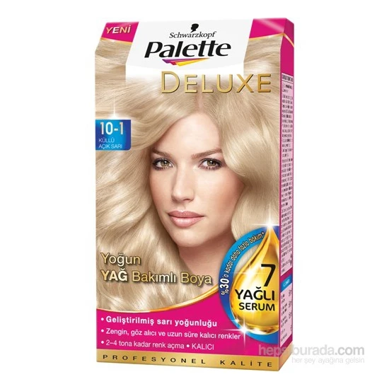 Palette Deluxe 10.1 Küllü Açık Sarı Saç Boyası