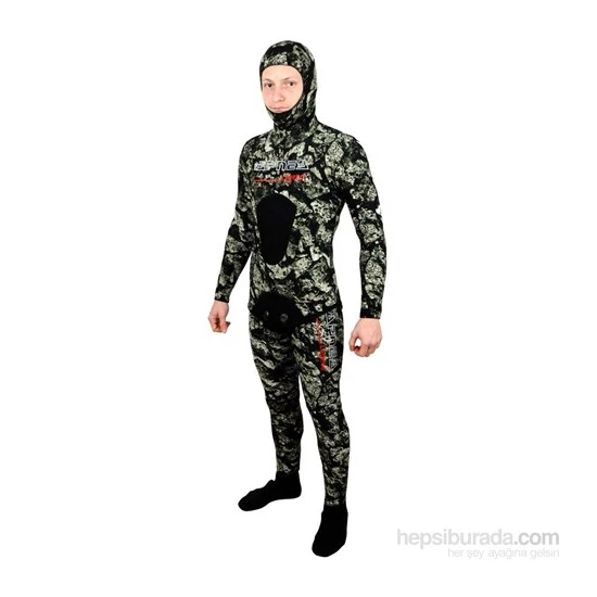 Apnea Legend 3D 5Mm Kamuflaj Serbest Dalış Elbisesi