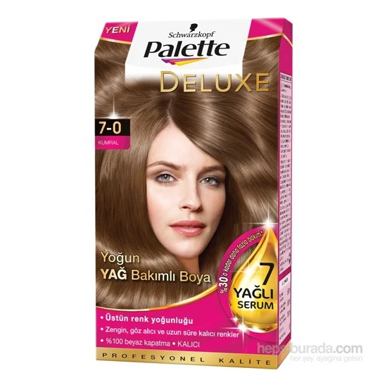 Palette Deluxe 7.0 Kumral Saç Boyası