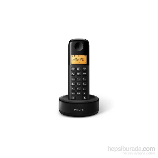 Philips Dect Telefon D1301B/TR Siyah Fiyatı - Taksit Seçenekleri