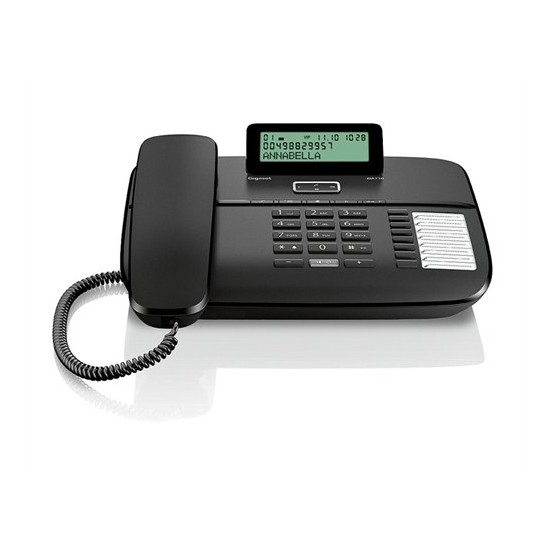 Gigaset DA710 Masaüstü LCD Ekran (100 Hafıza) Masaüstü Telefon - Siyah