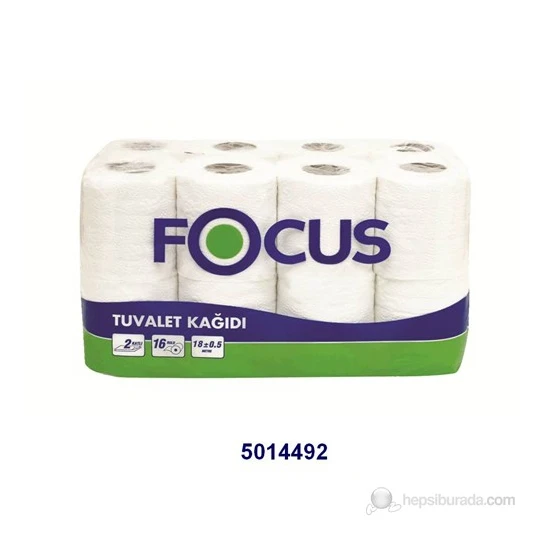 Focus Tuvalet Kagıdı - Çift Katlı - 16 'lı x 3 Paket