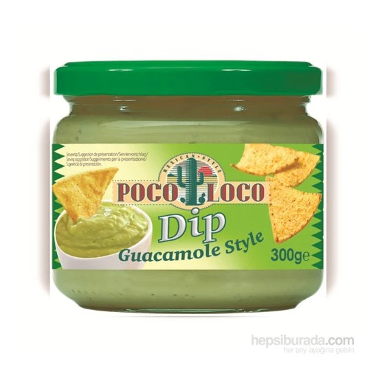 Poco Loco Guacomole (Avakado) Dip Sos 300 gr