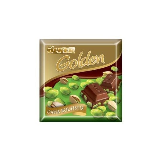 Ülker Golden Bol Antep Fıstıklı Kare Çikolata 36 lı paket Fiyatı