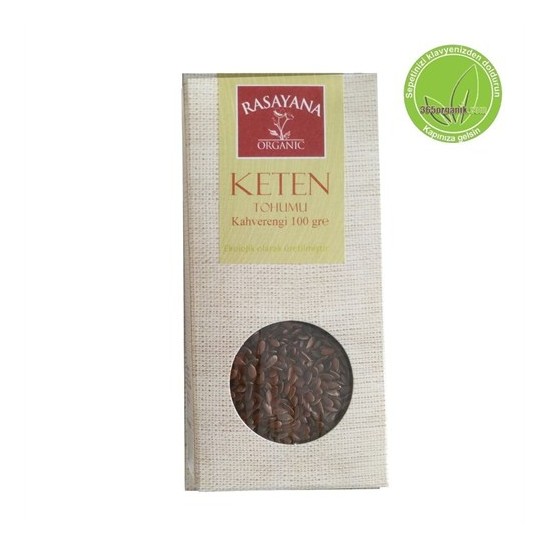 Rasayana Organik Keten Tohumu Kahverengi 100 Gr Fiyatı