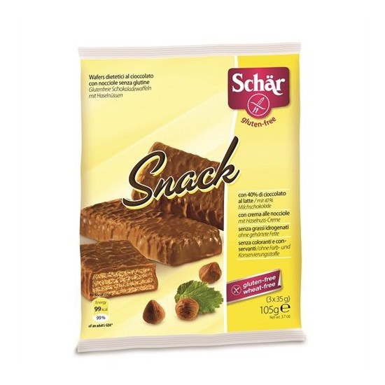 Schar Snack Glutensiz Çikolata Kaplı Fındıklı Gofret 3*35 Fiyatı