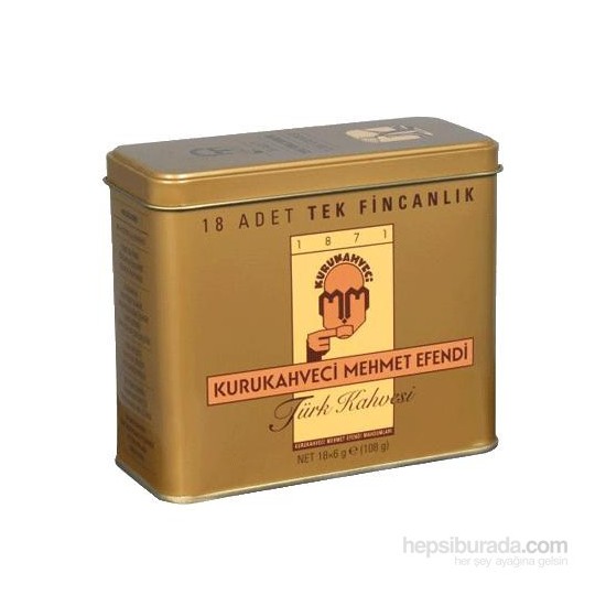 Mehmet Efendi Türk Kahvesi Tek Fincanlık 18 X 6 Gr Fiyatı