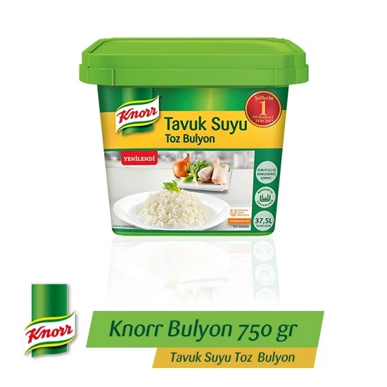 Knorr Contemp Tavuk Suyu Toz Bulyon 750 gr