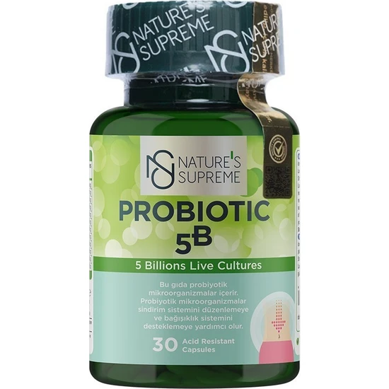 Nature's Supreme Probiotic 5B 30 Kapsül