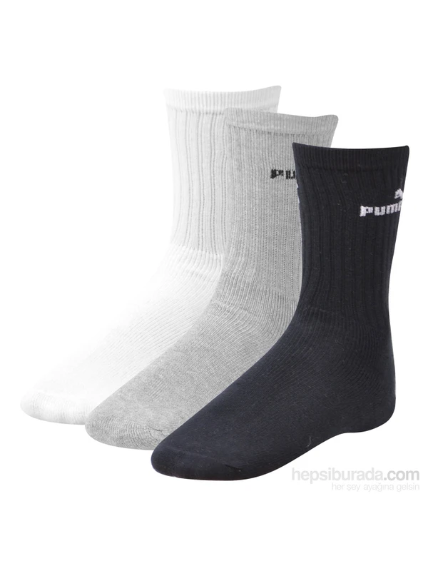 Puma Elements Crew Sock 3P Unisex 3'lü Çorap 88329610