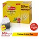 Lipton Yellow Label Siyah Poşet Çay 500 'lü- Fişek Şeker 500 adet Hediyeli !