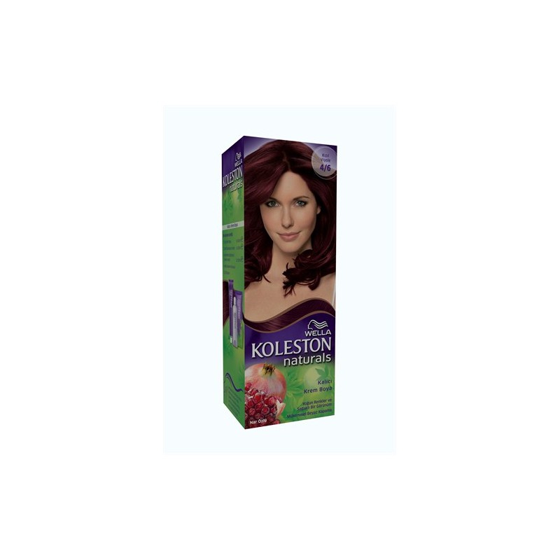 Wella Koleston Naturals Saç Boyası 4/6 Kızıl Viyole