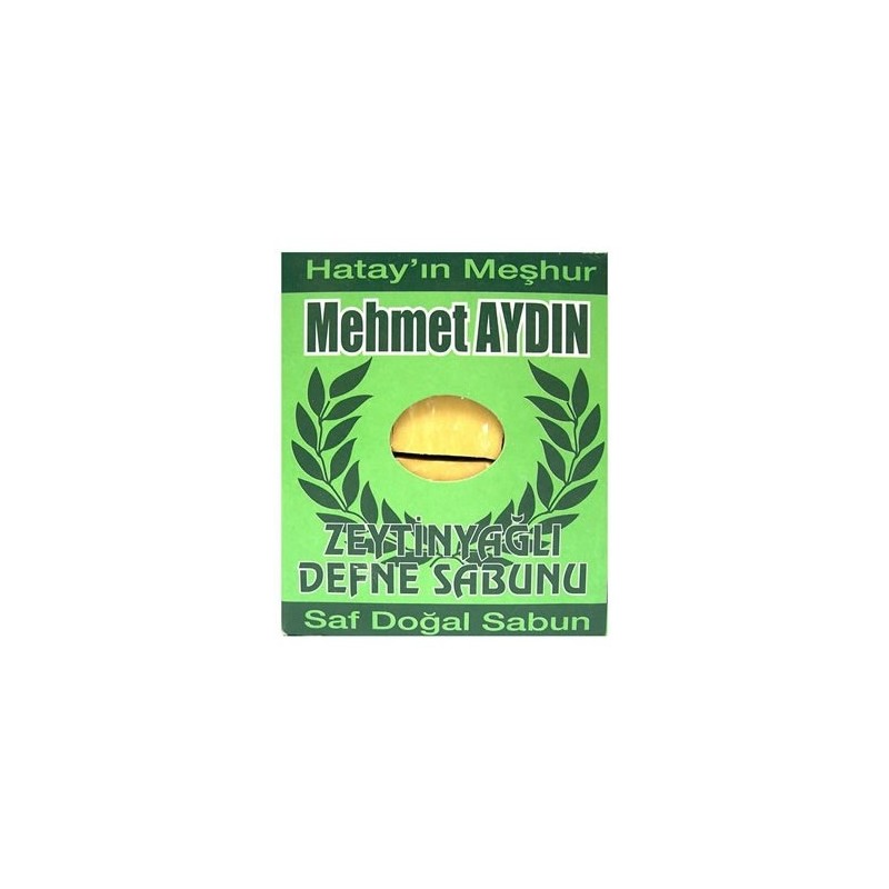 Mehmet Aydın Doğal Zeytinyağlı Defne Sabunu - El Yapımı, Cilt Dostu, 900 Gr