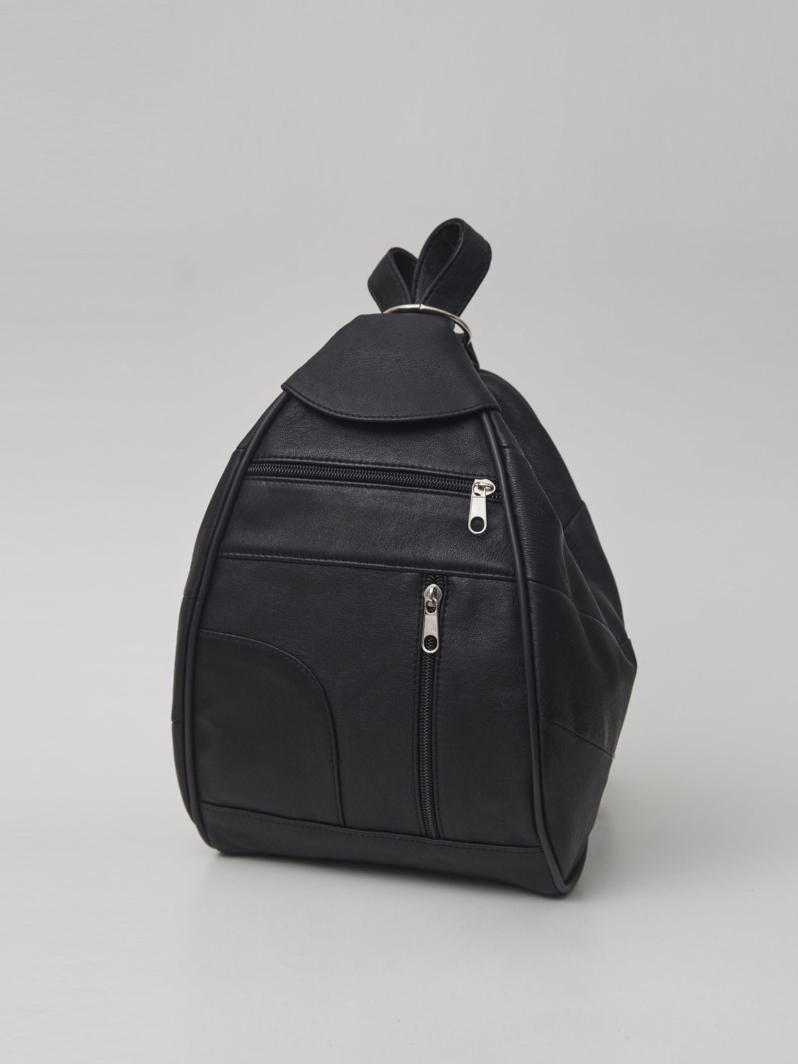 Buray Bags Deri Küçük Maymun Çanta Siyah