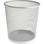 Sert Kırtasiye Metal Perfore Çöp Kovası 11 Lt Gri