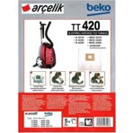 Arçelik S 4240 Elektrikli Süpürge Torbası (20 Adet)