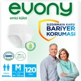 EVONY EMİCİ KÜLOT UNISEX MEDIUM 30X4'lü (120 ADET)