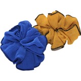 1Se2Ge Handmade Renkli Kumaş Toka Paket ( Mavi, Sarı )