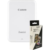 Canon Zoemini Beyaz Fotoğraf Yazıcısı + Fotoğraf Kağıdı (20'li) Seti (Canon Eurasia Garantili)