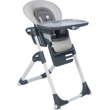 4 Baby Formula Lüks Mama Sandalyesi Gri