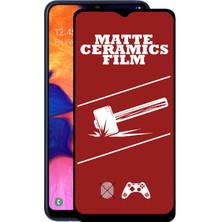 Caseart Samsung Galaxy A10 Tam Kaplayan Mat Seramik Nano Esnek Ekran Koruyucu