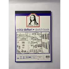 Südor Mona Lisa Eskiz Defteri Sketch Book A4 120 gr 50 Yaprak