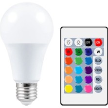 Hitit Elektrik Cata LED Ampul Uzaktan Kumandalı Rgb E27 3200 K CT-4058