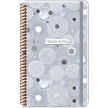 Keskin Color 410233-99 Trendy Notes Beads Spiralli Sert Kapak Defter 13 x 21 cm