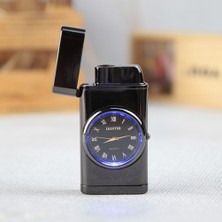 Moryconcept Çakmak Saatli Işıklı Özel Kutulu Siyah