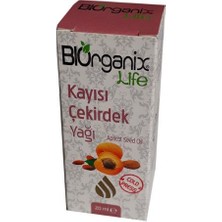 Biorganix Life Organik Kayısı Çekirdeği Yağı Tohumu Yağı 20 ml Şişede