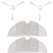 Mija Xiaomi 1c Vacuum Mop (STYTJ01ZHM) Uyumlu 4 Parça Fırça Mop Bezi Seti