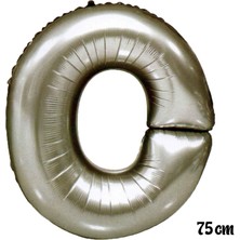 Ez Jet Ezjet  75 cm O Harfi Folyo Balon Gümüş