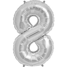 Fırsat Ayı Fırsatayı  8 Folyo Balon Gümüş